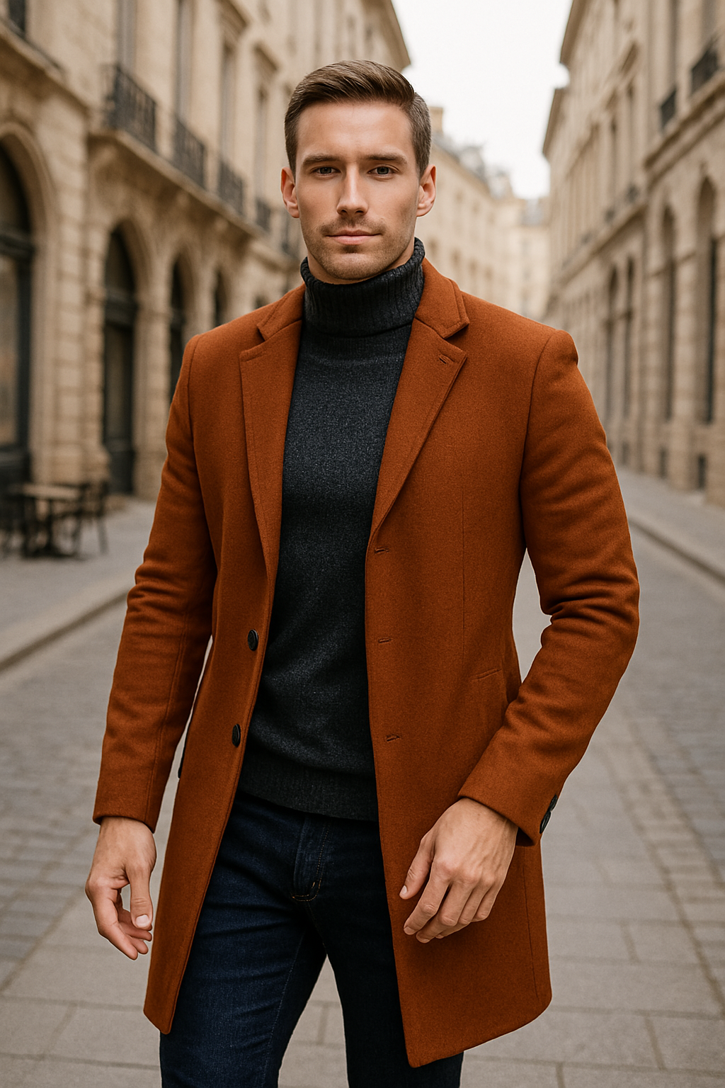 Pim - Classic mantel heren jas