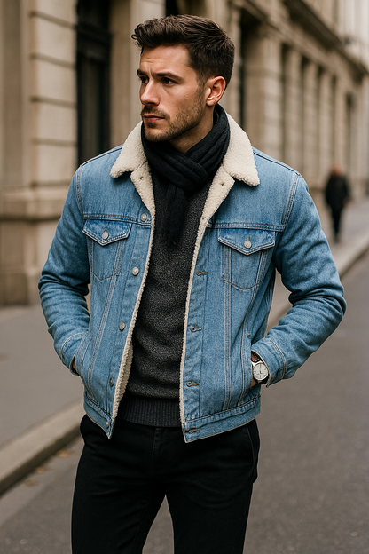 Josh - Nette denim blazer