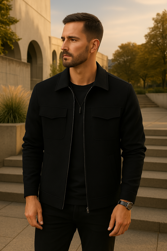 Daan - Elegante blazer met een rits