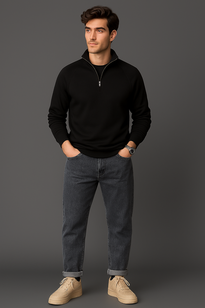 Maurits - Nette half zip trui